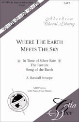 In Time of Silver Rain SATB choral sheet music cover
